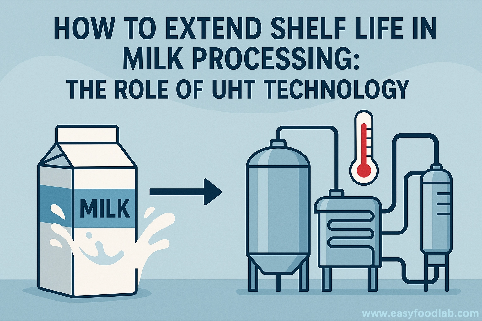 How to Extend Shelf Life in Milk Processing: The Role of UHT Technology